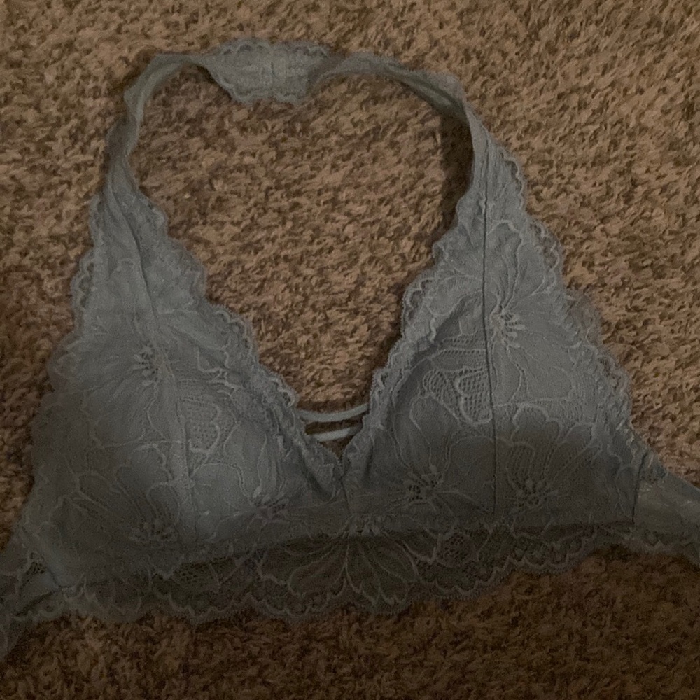 Hollister Greenish teal lace Bralette